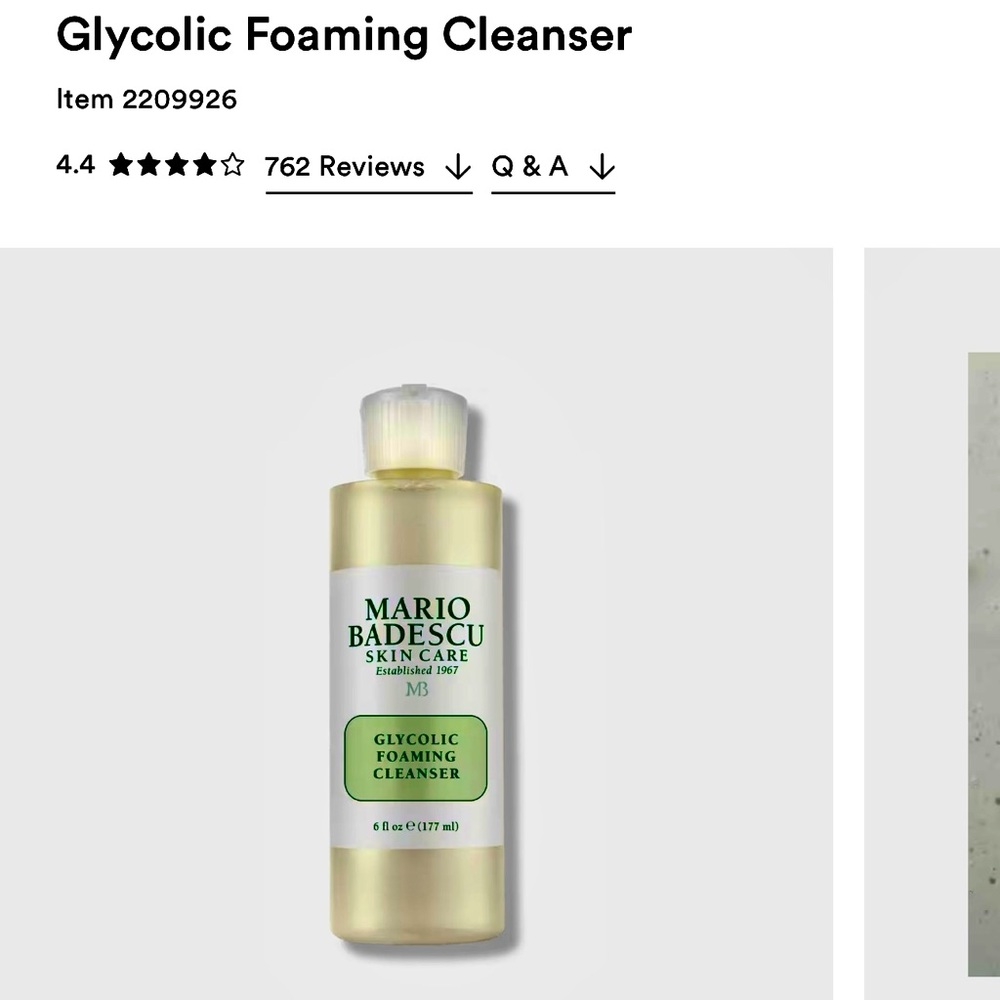 MARIO BADESCU GLYCOLIC FOAMING CLEANSER